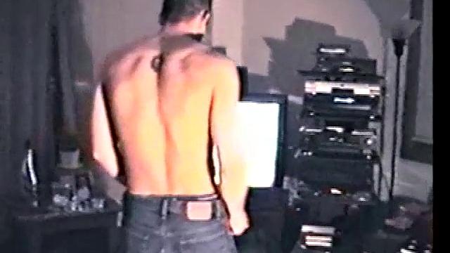 Catching Zack Stroking