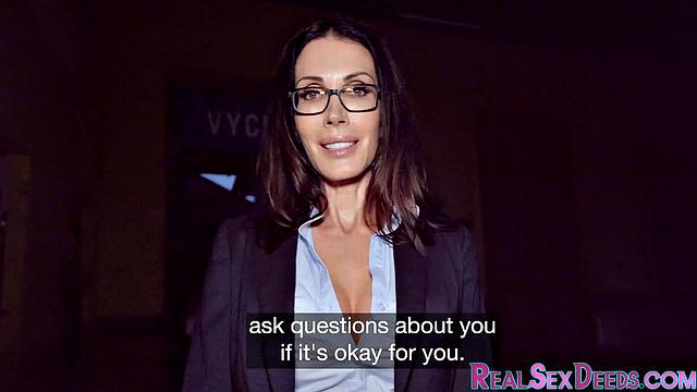 Real amateur teacher fucks a stranger POV