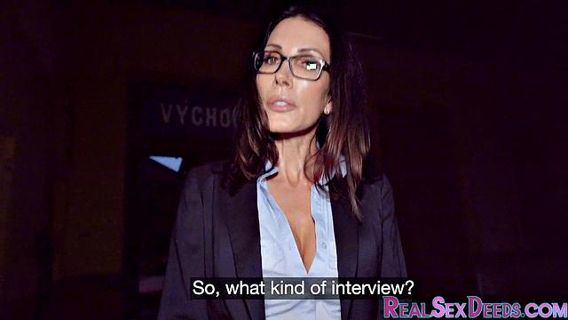 Real amateur teacher fucks a stranger POV