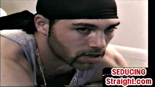 Hairy guy with a hot ass sucks off his straight friend in a homemade video