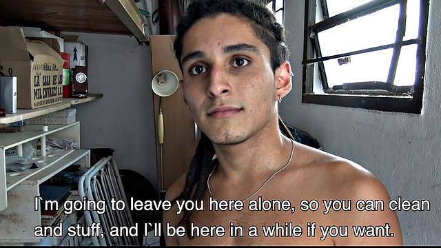 латино работяга соглашается на толстый член ради денег