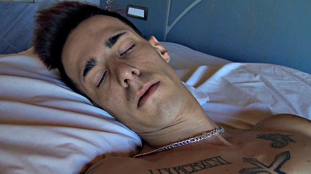 watch this sexy latino man get seduced during a hot photoshoot and take raw cock