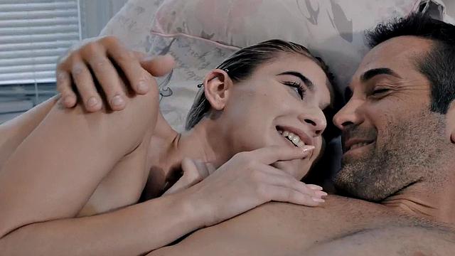 Passionate GF gets licked and fucked by BF