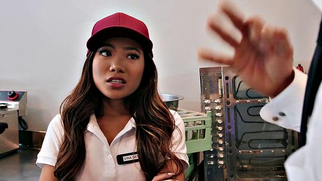 The Ultimate Employee: A wild femdom experience with a huge dick, pussy licking, and doggystyle fucking in the office