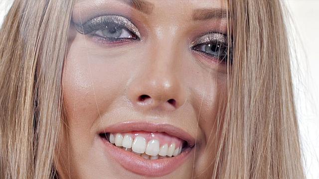 Horny Blonde Teen Rewarded With A Facial After Interview And Sex