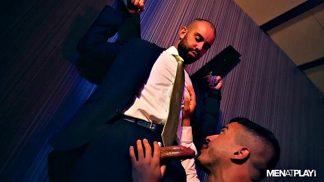 intense gay office game turns into wild fuck session