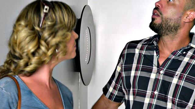 This apartment has a view of Hannah sucking