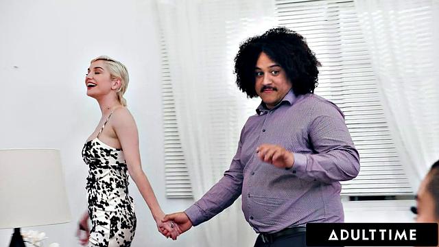 ADULT TIME - Busty Tattooed SwingerHoney Gold Goes WILD On Husband's Friend