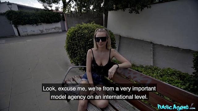 Cute Blonde Fucked in the Woods