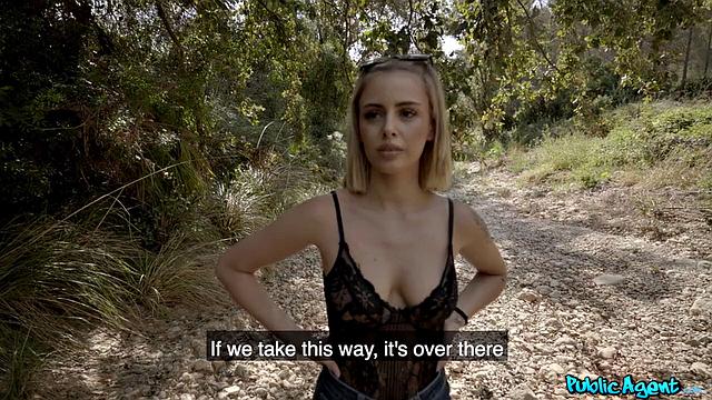 Cute Blonde Fucked in the Woods