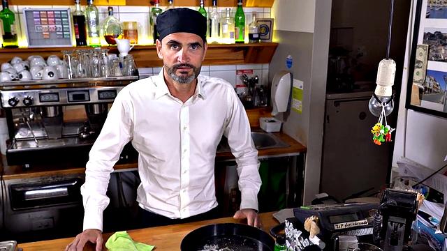 HUNT4K. Girl has a twosome in front of her silent boyfriend