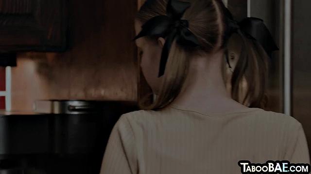 Busty blonde sidefucked by BBC lover