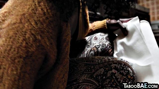 Busty blonde sidefucked by BBC lover