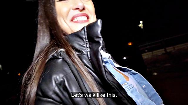 Picked up big booty chick riding sex agent's cock in POV