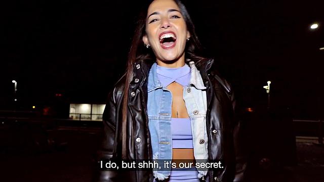 Picked up big booty chick riding sex agent's cock in POV