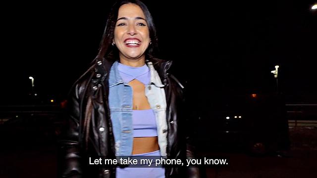 Picked up big booty chick riding sex agent's cock in POV