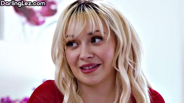 Horny lesbian couple fingering each other