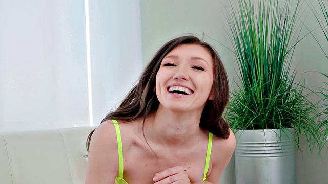 Throated - Maya Woulfe Gets Face Fucked By A Big Dick