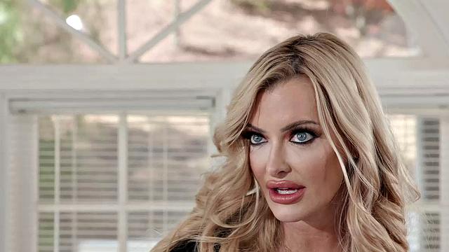 Busty Blonde MILF Cucks Husband With The Milkman After Catching Her Masturbating