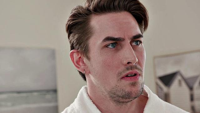 Busty Blonde MILF Cucks Husband With The Milkman After Catching Her Masturbating