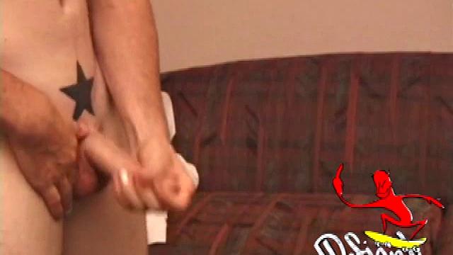 Matthew looks even better here, still carrying his skate board, wearing baggy jeans, boxers, a cool black t-shirt, and white socks that stay on throughout.