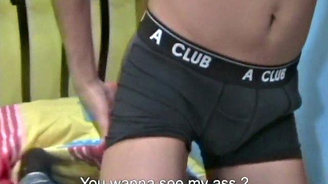 Real skinny Hispanic twink gets fucked by boyfriend at home