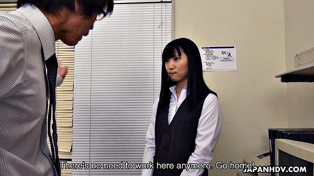New Office Lady Yui Watanabe gets creampie