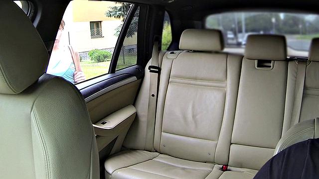 Horny passenger rides her biggest cock like a pro, taking it deep in the ass and getting a facial