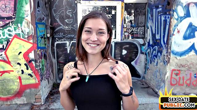 Public German chick fucked outdoors on POb pussybang date