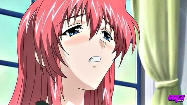 Redhead stepsister gets double-teamed and drenched while cosplay shinigami joins the fun-family planning, hentai style