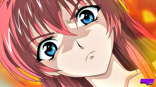 Redhead stepsister gets double-teamed and drenched while cosplay shinigami joins the fun-family planning, hentai style
