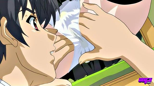 Redhead stepsister gets double-teamed and drenched while cosplay shinigami joins the fun-family planning, hentai style