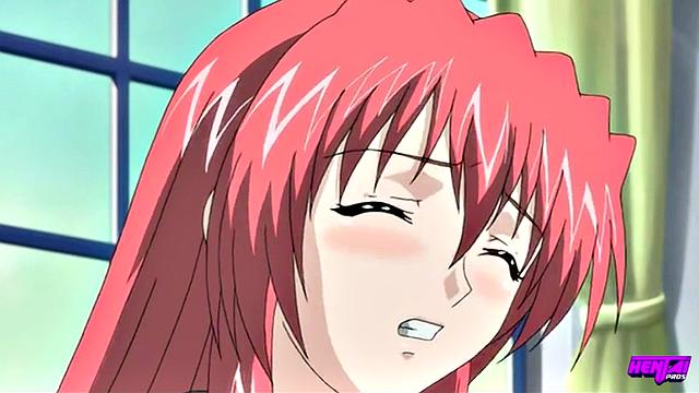 Redhead stepsister gets double-teamed and drenched while cosplay shinigami joins the fun-family planning, hentai style