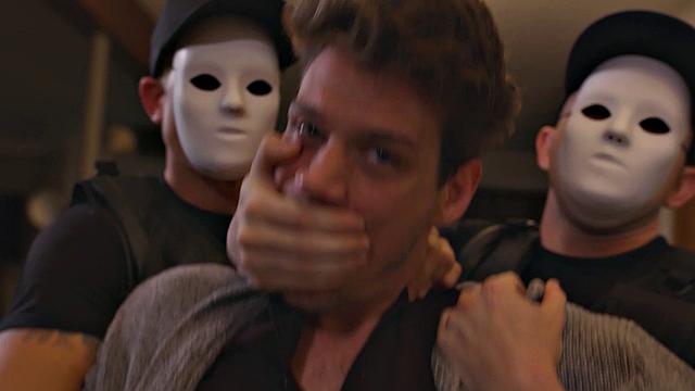 Unfamiliar Business Men Meet & Have Rough Gay After Flight Delay - Dillon Diaz, AJ Sloan - DisruptiveFilms