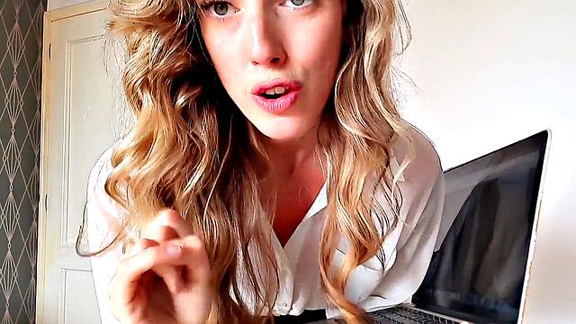 SPH solo amateur babe humiliates in dirty talking vid