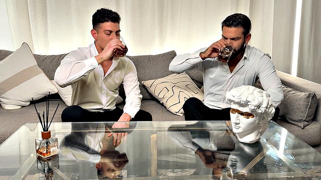 The lewd Miss Jackpal's son, a platinum-blonde with phat mammaries, is banged by 2 rigid cocks, proving her lust for savage XXX action.