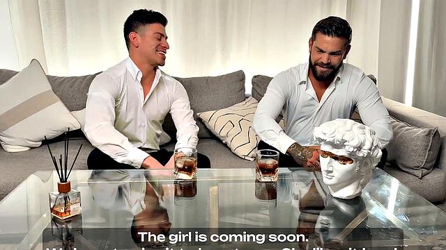 The lewd Miss Jackpal's son, a platinum-blonde with phat mammaries, is banged by 2 rigid cocks, proving her lust for savage XXX action.