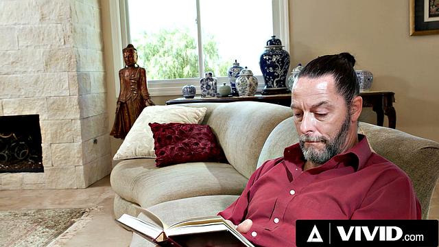 VIVID - Stepdad Warns Her To Behave, Bt Chloe Temple Takes Big Dick From The Repairman