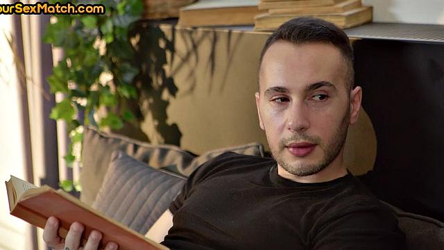 Sensual babe sucks cock of her BF in ATM sex