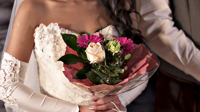 BRIDE4K. Couple starts fucking in front of guests after wedding ceremony