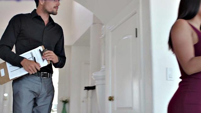 A tattooed MILF deepthroat and get her ass drilled on the couch