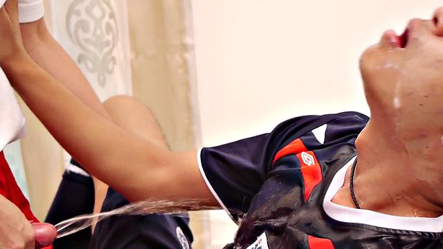 Pissed Asia twinks bareback in homemade video