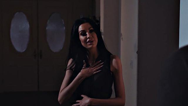 Sinful stepmom riding stepson's cock in forbidden affair