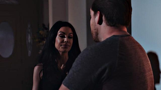 Sinful stepmom riding stepson's cock in forbidden affair