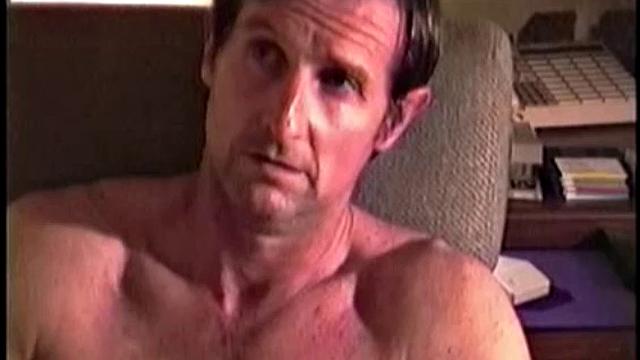 Ray gets sweaty with a hard-working stud and can't hold back his moans