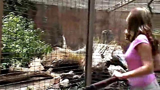 Hot solo teen babe outdoors finger fucking her pussy