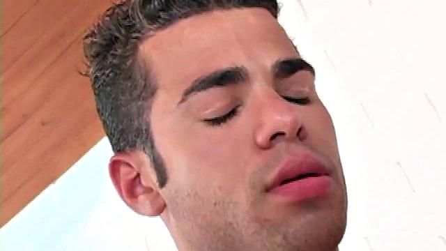 The simply staggering Ramon Mendez wants to play who is bigger with the nipple-pierced Antonio de Capos. After each has pulled out a measuring tape, it isn't long before Antonio is on his knees sucking Ramon's amazing cock.