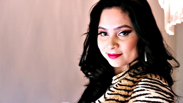 Kim Velez: Tiger In Tight Dress