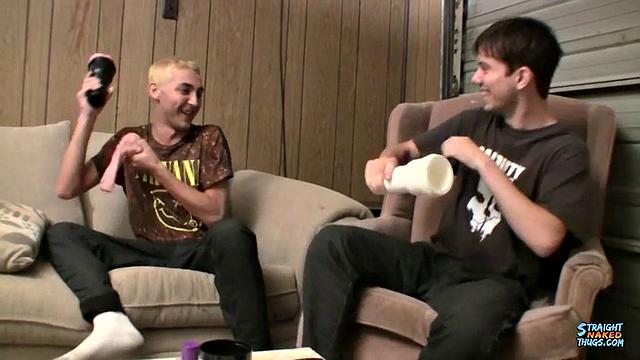 Horny Straight Boys With Jerk Off Toys - Chad Turner &amp; Dakotah Perrie