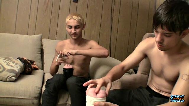 Horny Straight Boys With Jerk Off Toys - Chad Turner &amp; Dakotah Perrie